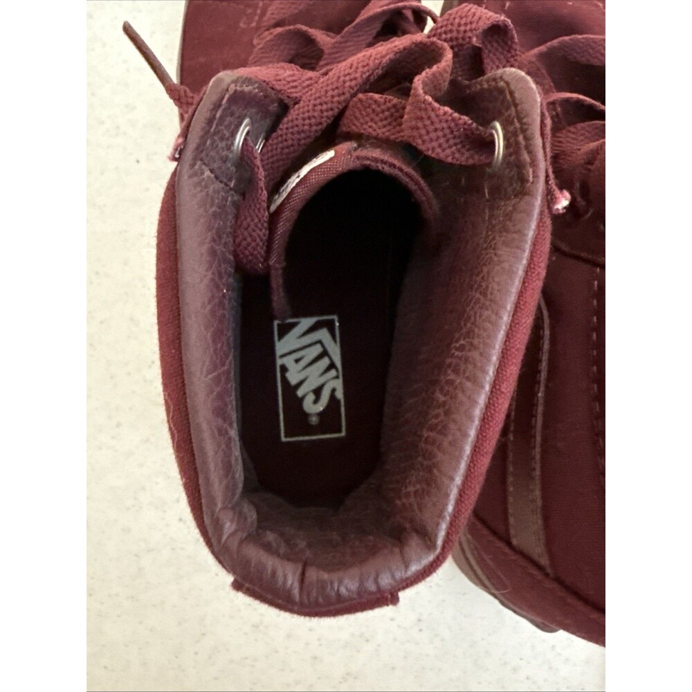 Vans Sk8 Hi Magenta Plum Womens 10 Mens 8.5 Monochrome High Top Skate Shoes - Picture 10 of 16